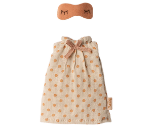 Nightgown, Mum mouse - Light grey - Where The Sidewalk Ends Toy Shop