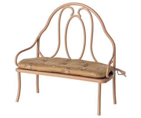 Vintage bench, Mini - Dark powder