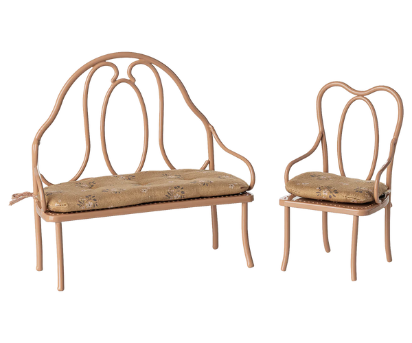 Vintage chair, Mini - Dark powder