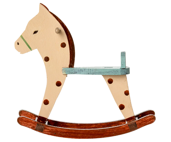 Rocking horse, Mouse - Spotted - Where The Sidewalk Ends Toy Shop