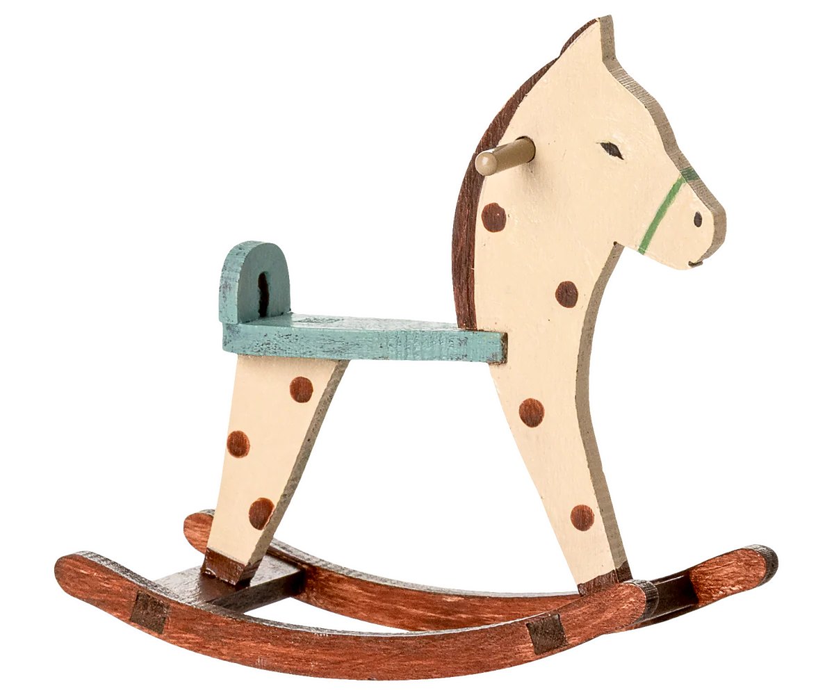 Rocking horse, Mouse - Spotted - Where The Sidewalk Ends Toy Shop