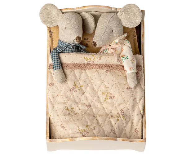 Wooden Bed, Mouse - Where The Sidewalk Ends Toy Shop