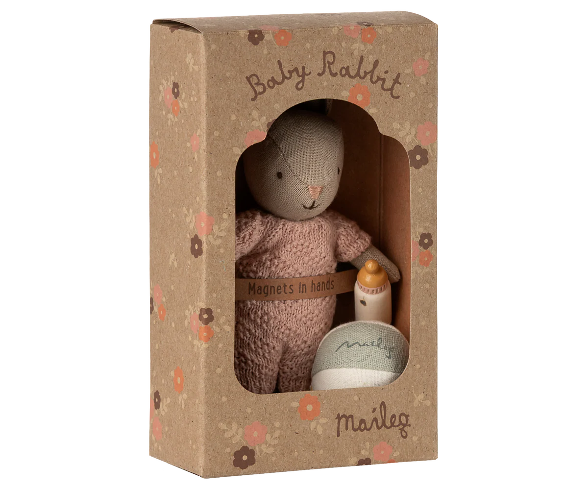 Rabbit set, Micro - Sand - Rose Regular | Where The Sidewalk Ends Toy Shop