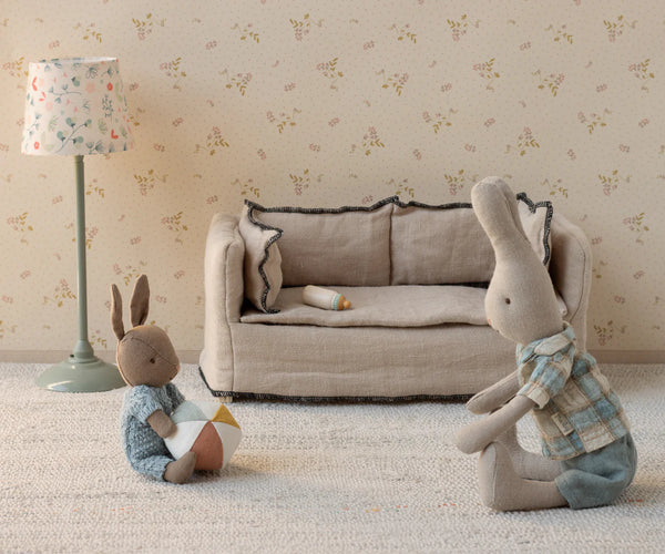 Rabbit set, Micro - Brown - Blue
