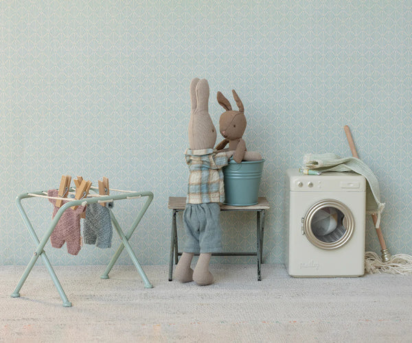 Rabbit, Micro - Sand - Blue Knitted Suit