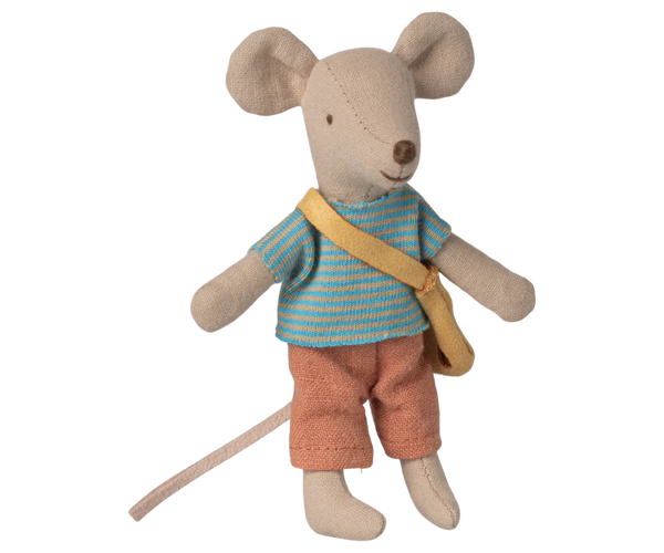 Little brother mouse with bag - Where The Sidewalk Ends Toy Shop