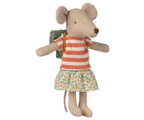 Clothes and bag, Big sister mouse - Green - Where The Sidewalk Ends Toy Shop