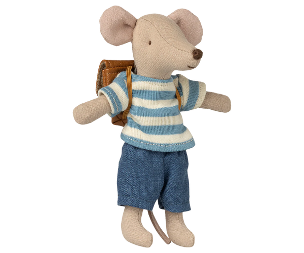 Clothes and bag, Big brother mouse - Brown - Where The Sidewalk Ends Toy Shop