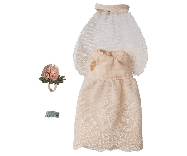 Wedding dress, Mum mouse - Where The Sidewalk Ends Toy Shop