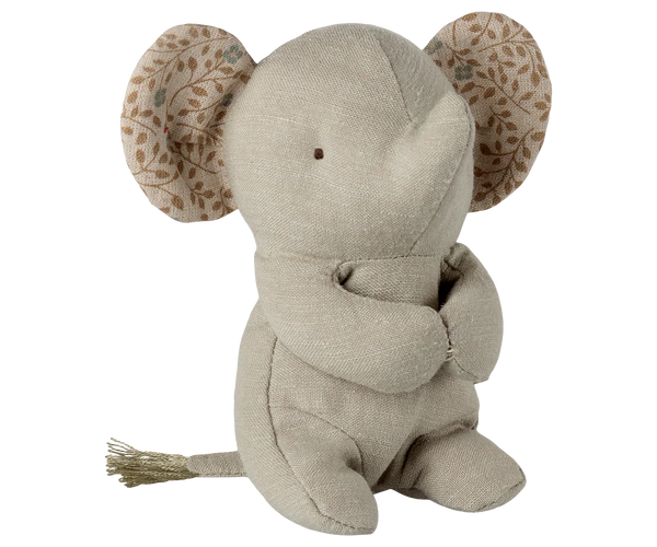 Lullaby friends, Elephant, Mini - Iron grey - Where The Sidewalk Ends Toy Shop