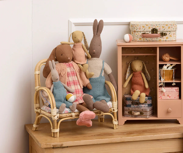 Rabbit, Size 1 - Classic - Knitted overall - Where The Sidewalk Ends Toy Shop