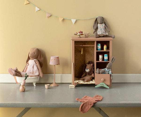 Bunny, Size 3 - Chocolate brown - Dress and shoes - Where The Sidewalk Ends Toy Shop