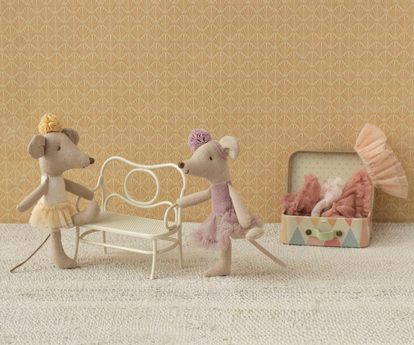 Ballerina mouse, Little sister - Off white - Where The Sidewalk Ends Toy Shop