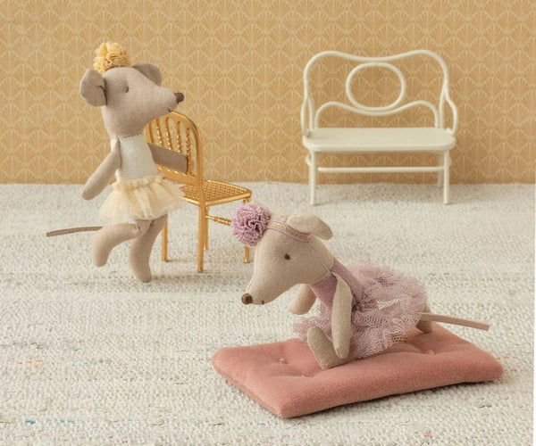 Ballerina mouse, Little sister - Off white - Where The Sidewalk Ends Toy Shop