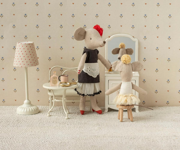 Ballerina mouse, Little sister - Off white - Where The Sidewalk Ends Toy Shop