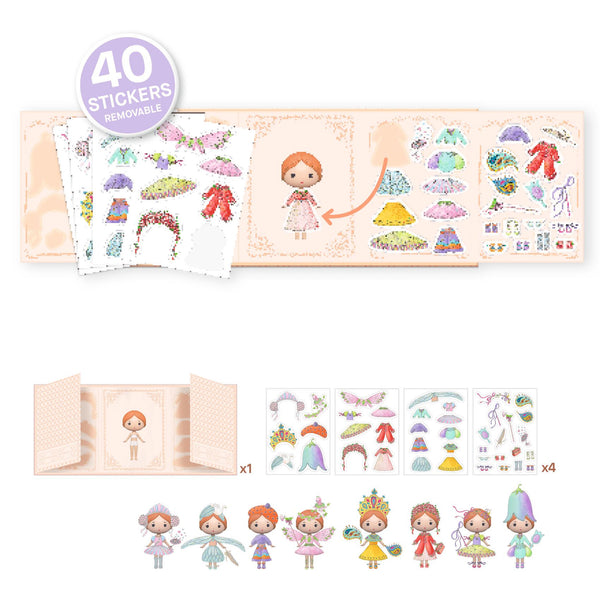 Tinyly Miss Lilyruby Removeable Stickers - Where The Sidewalk Ends Toy Shop