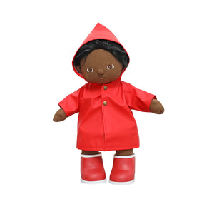 Dinkum Doll Rainy Play Set in Red - Where The Sidewalk Ends Toy Shop