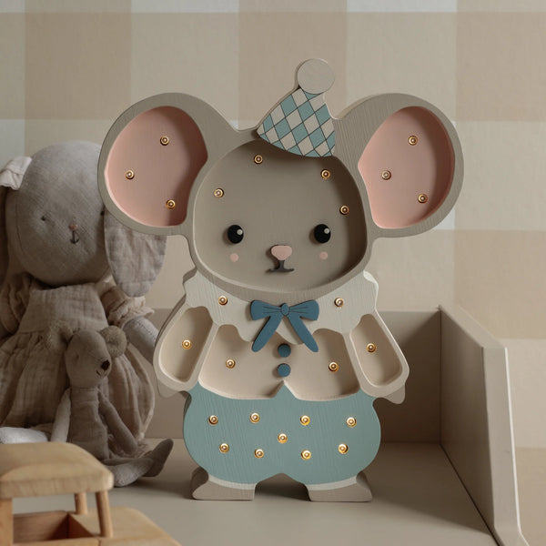 Little Lights Felix The Mouse Lamp - Where The Sidewalk Ends Toy Shop