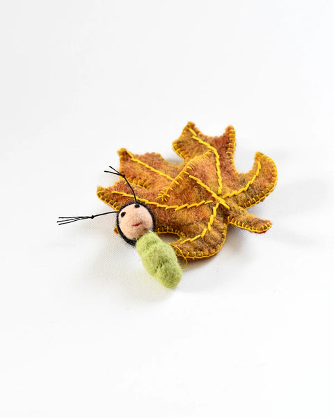 Felt Maple Leaf Baby - Where The Sidewalk Ends Toy Shop