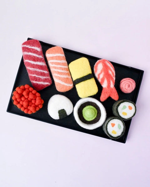 Felt Sushi Play Food Set - Where The Sidewalk Ends Toy Shop