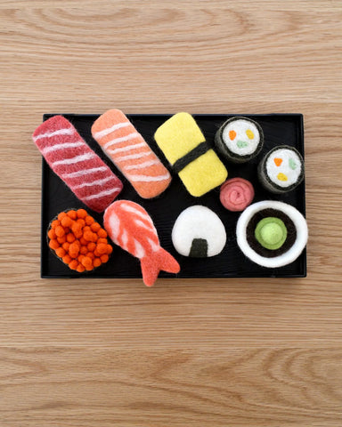 Felt Sushi Play Food Set - Where The Sidewalk Ends Toy Shop