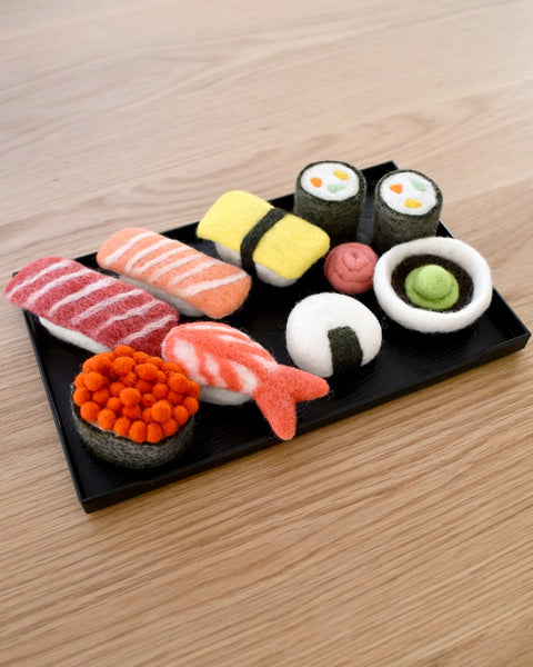 Felt Sushi Play Food Set - Where The Sidewalk Ends Toy Shop