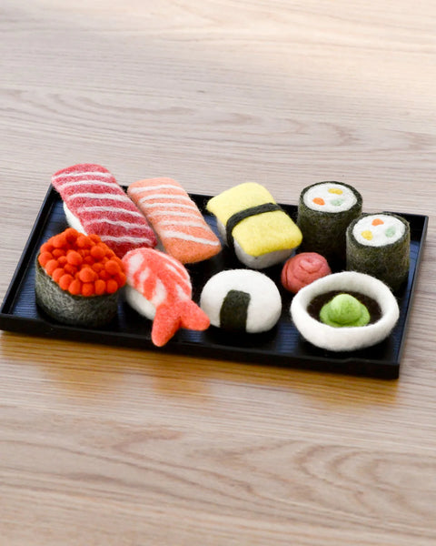 Felt Sushi Play Food Set - Where The Sidewalk Ends Toy Shop