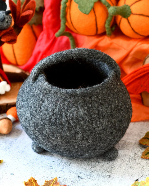Felt Witches' Cauldron Bag - Where The Sidewalk Ends Toy Shop