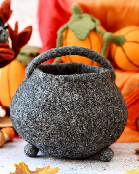 Felt Witches' Cauldron Bag - Where The Sidewalk Ends Toy Shop
