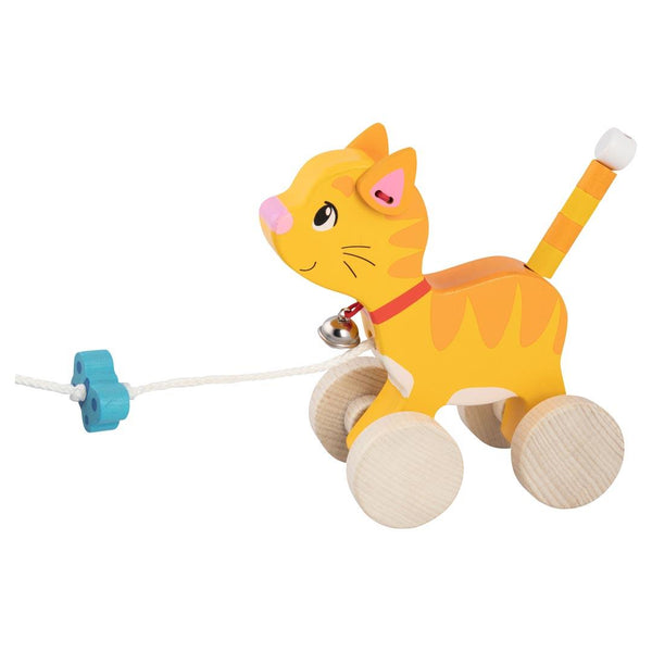 Pull-along animal - Cat - Where The Sidewalk Ends Toy Shop