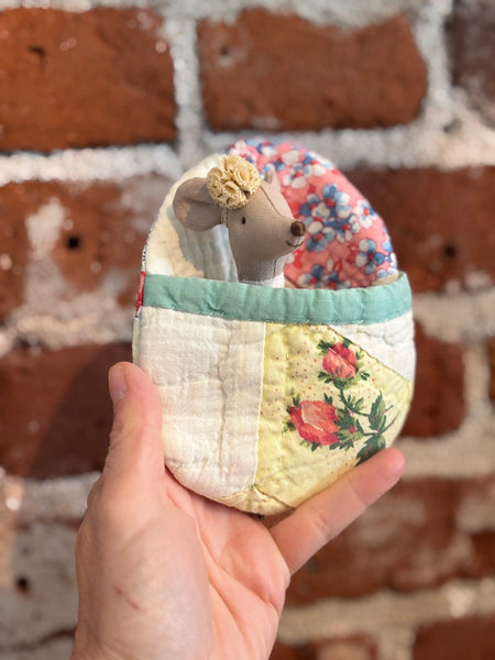 Medium Quilted Egg Pouch - Where The Sidewalk Ends Toy Shop