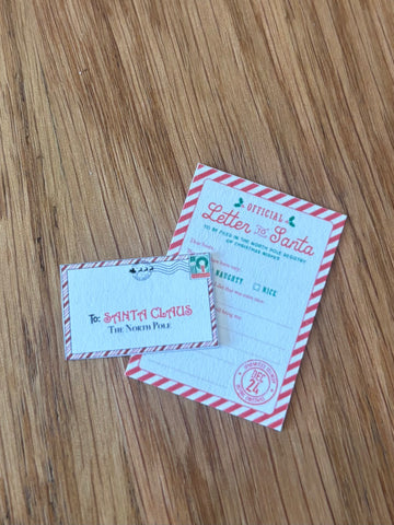 Miniature Santa Letter