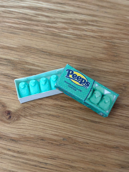 Miniature Peeps in Boxes  1:12 - Where The Sidewalk Ends Toy Shop