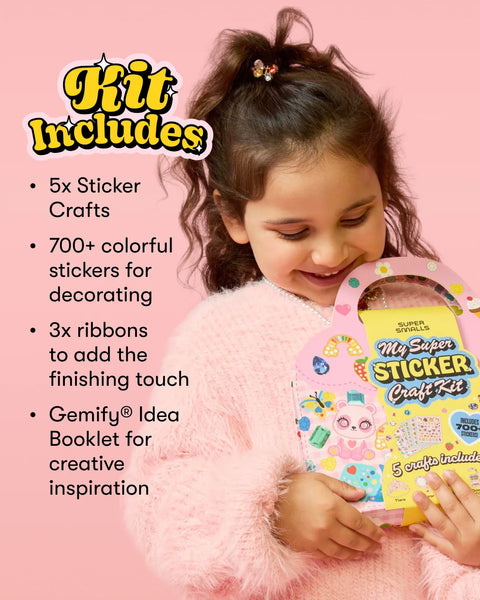My Super Sticker Craft Kit - Where The Sidewalk Ends Toy Shop