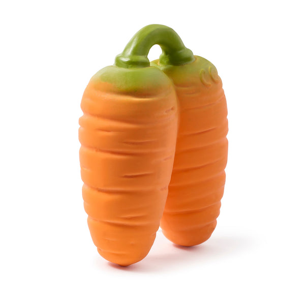 Cathy the Carrot Mini Doudou-Teether - Where The Sidewalk Ends Toy Shop