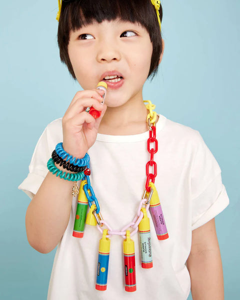 Days of the Week Lip Balm Necklace - Where The Sidewalk Ends Toy Shop