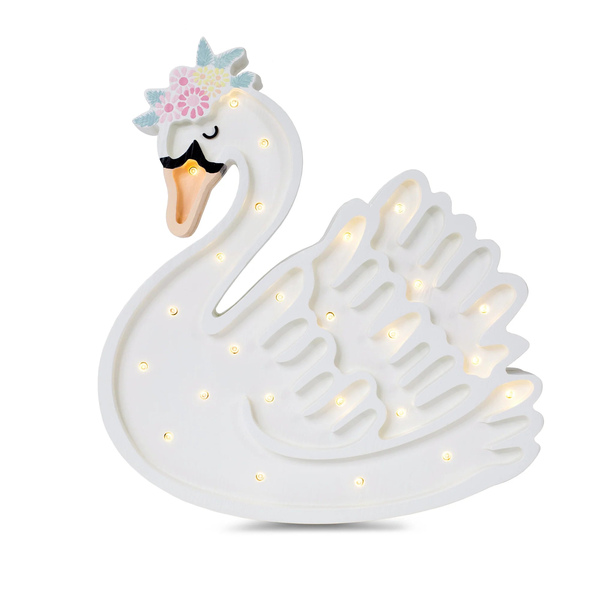 Little Lights Swan Lamp - Where The Sidewalk Ends Toy Shop
