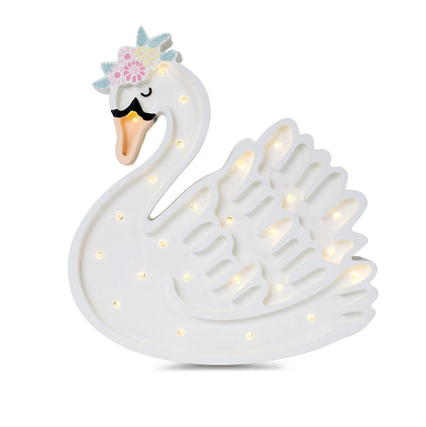 Little Lights Swan Lamp - Where The Sidewalk Ends Toy Shop