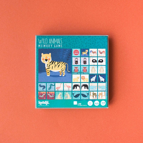 Wild Animals Memory Game