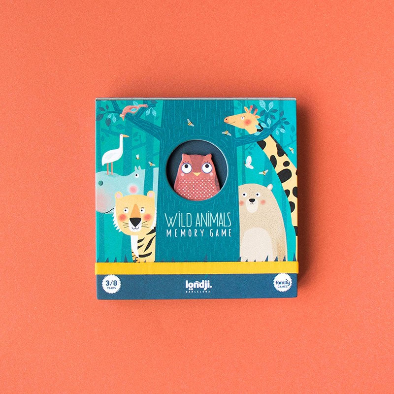 Wild Animals Memory Game