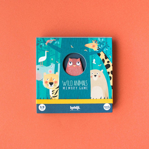 Wild Animals Memory Game