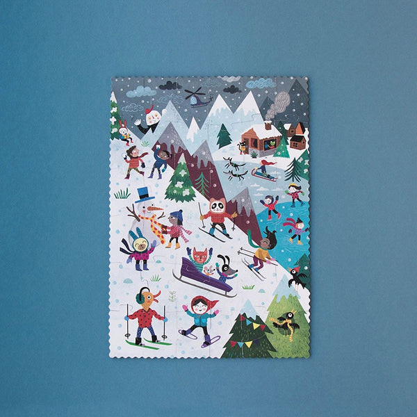 Let's Go to The Mountain Reversible Puzzle