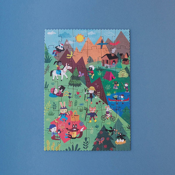 Let's Go to The Mountain Reversible Puzzle