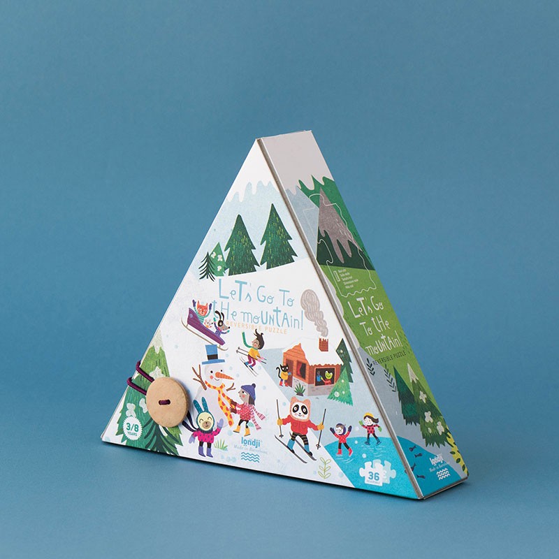 Let's Go to The Mountain Reversible Puzzle