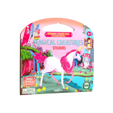 Magical Creatures Shiny Sticker Book - Where The Sidewalk Ends Toy Shop