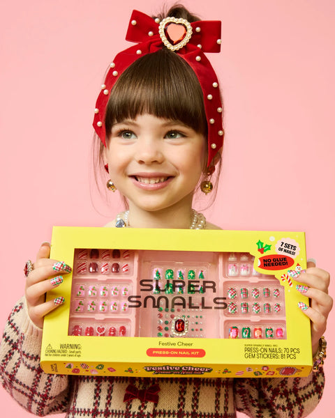 Festive Cheer Press On Nail Kit - Where The Sidewalk Ends Toy Shop
