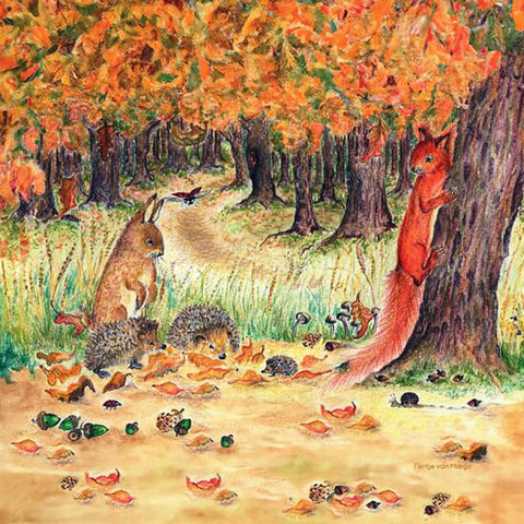 Eentje Van Margo silhouette - Autumn Bliss - Where The Sidewalk Ends Toy Shop