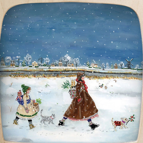 Gwen's Illustrations silhouette - Winter Stroll