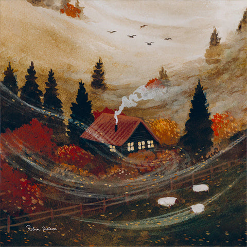 Robin Pieterse silhouette - October Cottage - Where The Sidewalk Ends Toy Shop