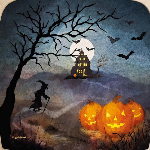 Vogel Geluk Silhouette - Halloween - Where The Sidewalk Ends Toy Shop